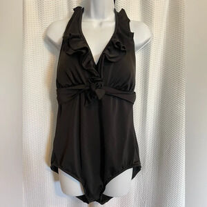 Maxine black one-piece swimsuit size 20
